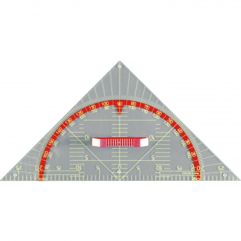 Geo-Dreieck, Hypotenuse 60 cm, Profi-Linie, mit 4 Magneten 